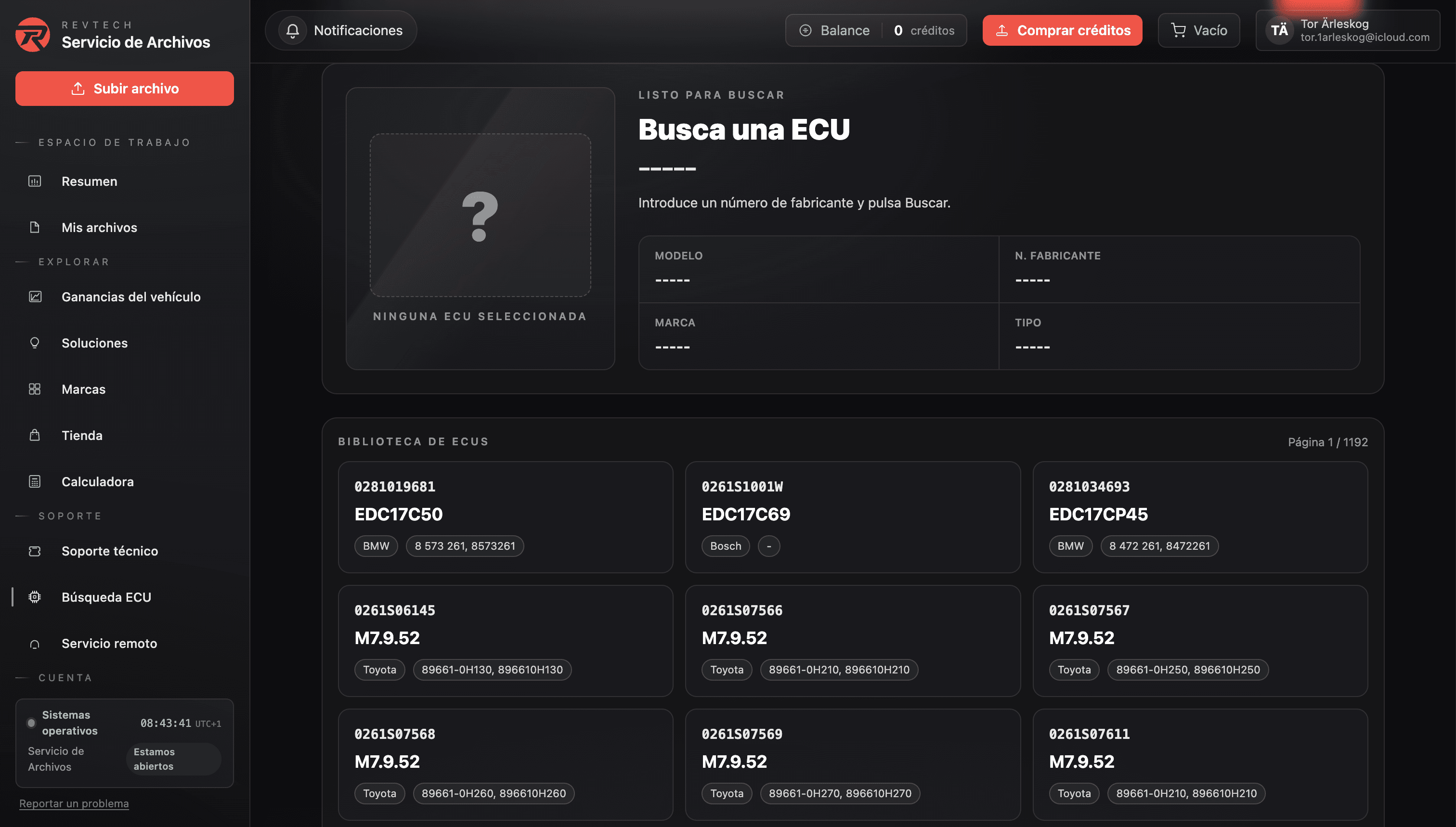 Bosch ECU Lookup in de workflow