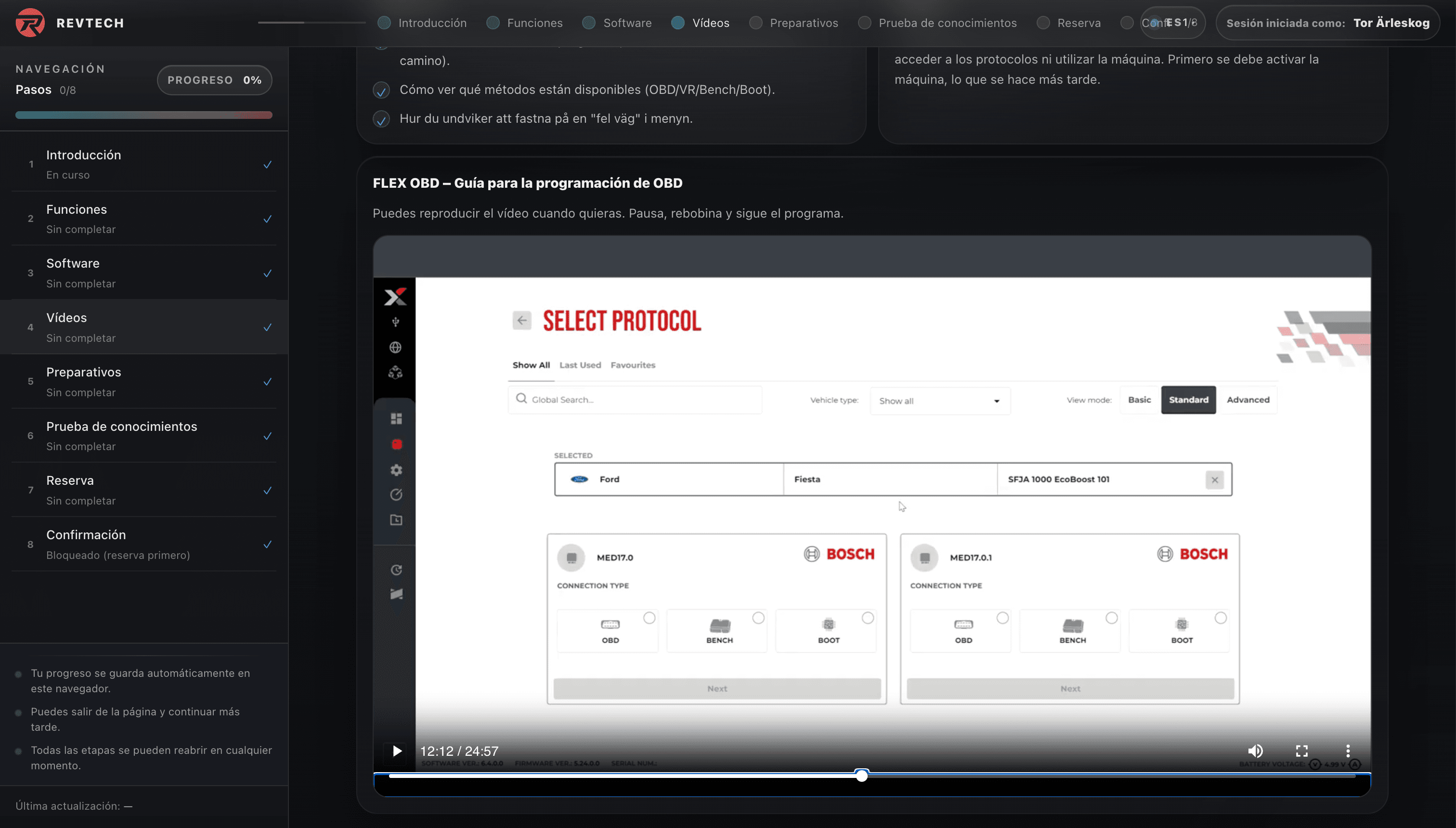 Stap-voor-stap videolessen